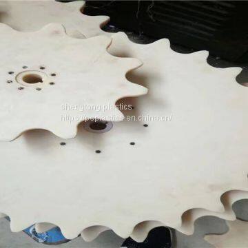CNC Machining Cast Nylon Plastic Machining Gear,sheave,pulley Parts photo-5
