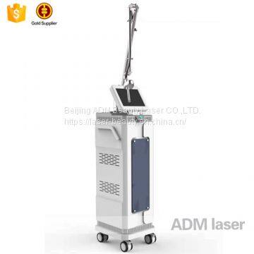 Professional 1060 nm vertical fractional Co2 Laser Beauty Equipment Stationary Style Flexible Operation with CE certifications