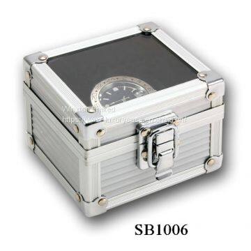 luxury single watch box watch case,watch gift box watch packaging box for men with a show top From Manufacturer Winx Foshan,Guangdong,China Supplier