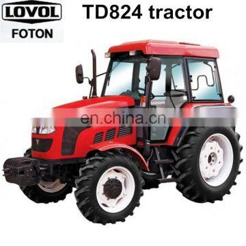 China Best Price 82HP Tractor Foton Lovol TD824 tractor