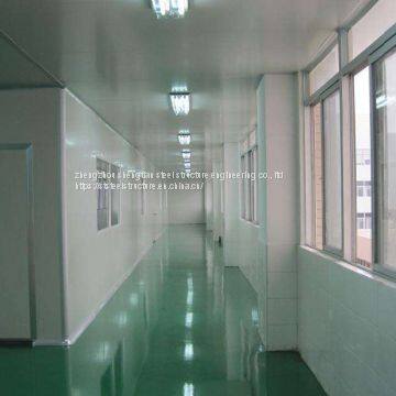 steel structure food factory clean room GMP workshop design