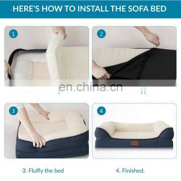 2020 China Hot Sale Supplies Luxury Comfortable Soft Dog Pet Bed photo-6