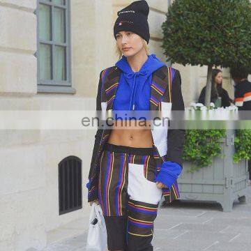 LAITE H2015 Autumn&winter Custom Women's Crop Top Hoodie 100% Cotton Crop Hoodie for Women photo-4