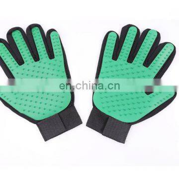Massage Cleaning Deshedding Brush Cat Hair Remover Brush Dog Pet Grooming Glove photo-3