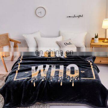 2020 Factory Direct Supply Super Soft Raschel Fabric 2 Layers Thickened Warm Winter Traveling Bedding Sofa Throw Blanket photo-5