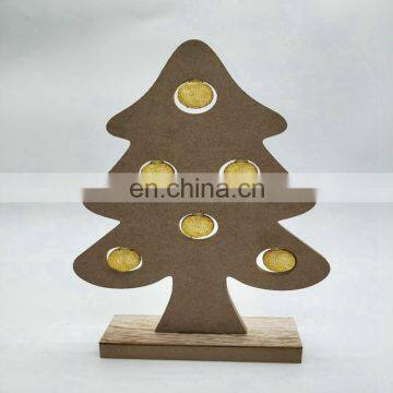 Wooden Tree/Star/Deer Shaped Led Table Light
