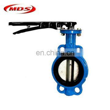 ductile cast iron pneumatic wafer butterfly valve dn100