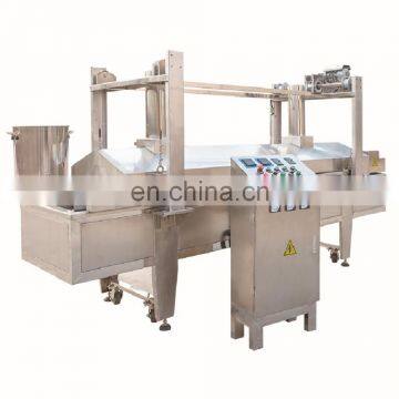 high quality Continuous Gas Chips Fryer, Industrial Gas Chips Fryer with external burner and auto scraper