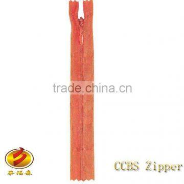 Fashion Open end Invisible Y Teeth #4 High Quality Nylon Zipper for sale