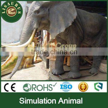 Lisaurus-KL- Customized life size artificial elephant for shopping mall