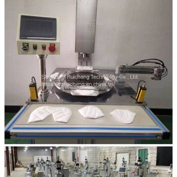 High Speed Automatic N95 Cup Mask Machine Production Line Surgical Mask Making Machine