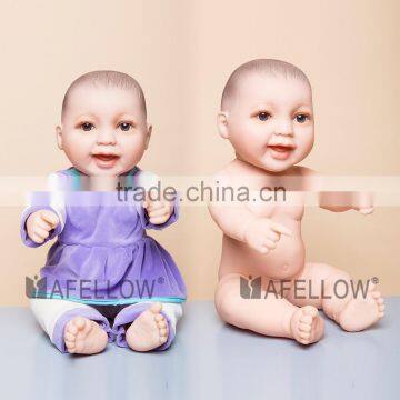 Afellow mannequin kid realistic skin color make up baby mannequin