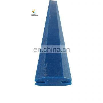 wear-resistant guide rails made in china impact bed/ impact bars hdpe slide guide high impact endurance and long service life