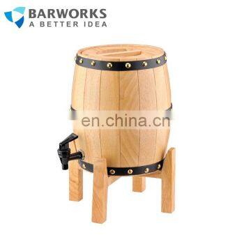 3L Custom Logo Vertical Wine/beer Barrel Oak Beer Keg photo-4