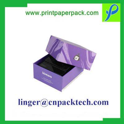 Customized Glossy Lamination Coated Paper Lid and Base Retail Gift Box photo-5
