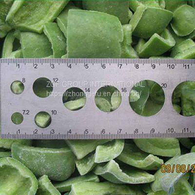 Frozen green pepper 20mm IQF