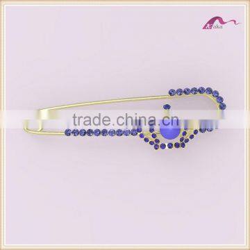 Royal Custom Designer Pearl Crystal Crown Decorative Brooch Pins For Wedding Invitations Accessories