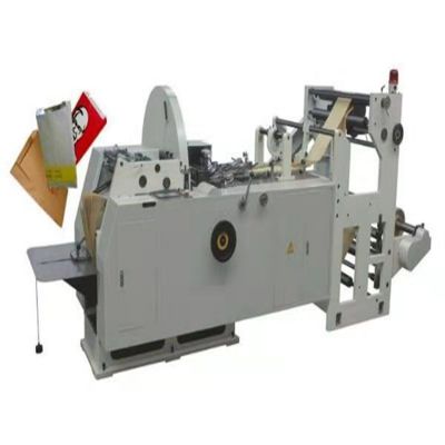 Fully Automatic High Speed Grocery Square Bottom Paper Shopping Bag Making Machine