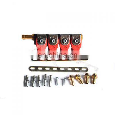 LPG nozzle Injector Rail auto gas conversion kit 2 ohm 4 cylinders