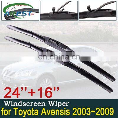 for Toyota Avensis T250 T25 2003~2009 Car Wiper Blade Windscreen Windshield Wipers Car Accessories 2004 2005 2006 2007 2008