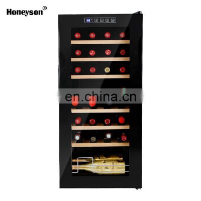 Honeyson wine cooler fridge 32 bottles Compressor Refrigerator keep cool 90L