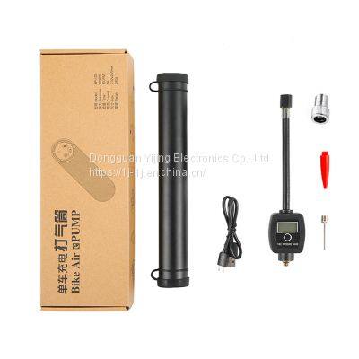 Patented Electric Bikes Repair Tool Small Bike and Cycle Tire Inflator Machine With Guage Air Mini Alloy Portable Bicycle Pump photo-5
