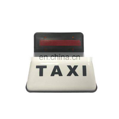 Taxi Top Led Display Sign Cab Roof Taxi Top Led Topper Car Magnetic Sign Lamp 12V Light Waterproof