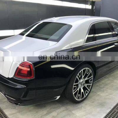 Update To Mansoy Style Fiberglass Front Rear Bumper Lip Side Skirts Body Kit For Rolls Royce Ghost 2010-