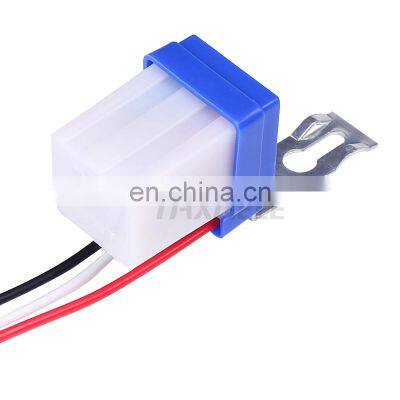 AS-10 10A Photoswitch Sensor Switch Auto On Off Photocell Street Light Control AC/DC Universal 12V 24V 220V Photo Sensor photo-5