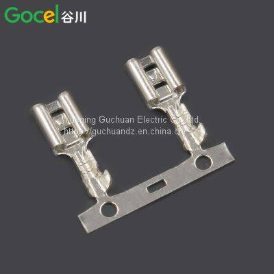 6.3 Plug Spring Horizontal With Terminal 250 Brass Tinned Plug Spring Horizontal photo-3