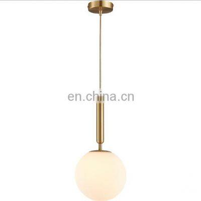 Minimalist Style Glass Nordic Pendant Light Decorative Hanging Light Chandeliers For Home Living Room