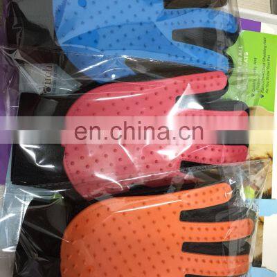 Pet Grooming And Cleaning Gloves Gift Set Premium Animals Deshedding Gloves Pet Hair Remover Mitts For Dogs Cats Rabbits Horses photo-5