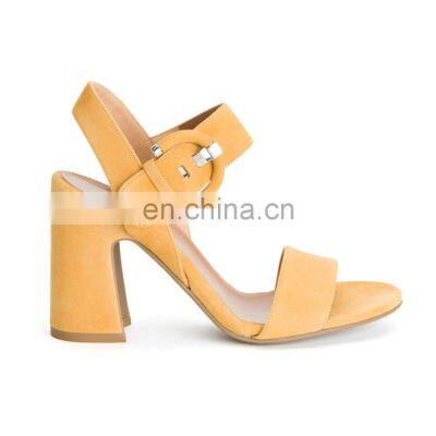 women beautiful color and design block high heel open toe ankle strap l sandals shoes(also available in different colors)