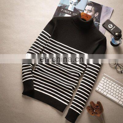 Factory Direct Sale Fashion Pullover Fashion Men's Turtleneck Sweater photo-5