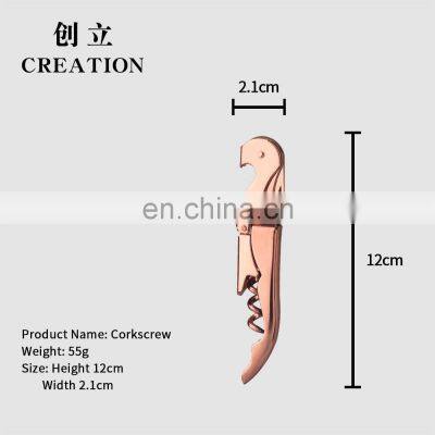 Factory Direct Promotional Stock Antique Metal Multi-tools Openers Easy Stainless Steel Wine Corkscrew Spirals Bottle Opener photo-3