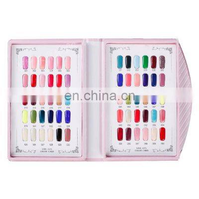 Custom Printing Figure Fake Nail Polish Stickers Album Pantone Color Card Board Sample Display Stand Book Brochure photo-2