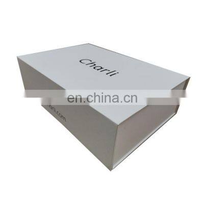 Custom Empty Magnetic Flat Pack Folding Paper Storage Packaging Box Foldable Cardboard Gift Box With Ribbon photo-4