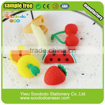Fruit Shaped Cartoon Design For Kids Eraser