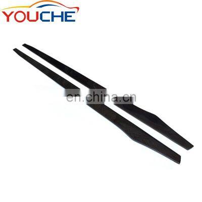 215CM Carbon Fiber Side Skirts Extension for BMW 3 4 5 6 Series F30 F32 F33 F10 F12 F13 Universal Side Skirts