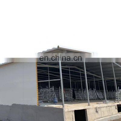 China low cost prefabricated light steel structure frame piggery farm poultry pig shed