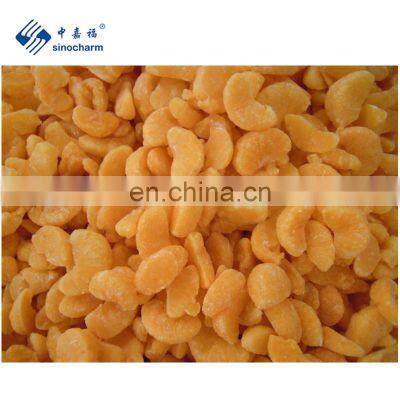 Sinocharm Frozen fruits  Mandarin orange segment L3-5cm Whole IQF Mandarin Orange