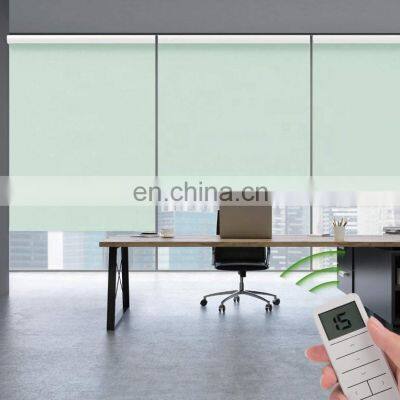 Electric Sun Screen Blind Shade, Electric Automatic Steel Battery Smart Roller Blinds for Kitchen