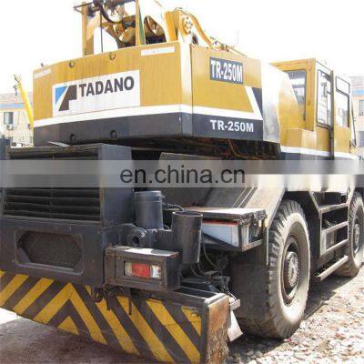 Japan Used Tadano TR-250M rough terrain crane, 25ton rough terrain crane