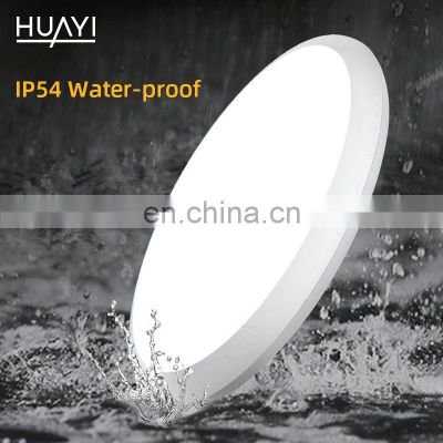 HUAYI Factory Cheap Price Aluminum Tri-proof SMD 12w 18w 24w Indoor Living Room Office Modern Led Ceiling Light