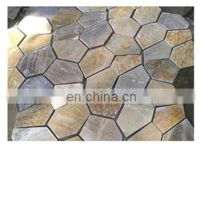 quarry owner slate paving tile, slate crazy pattern