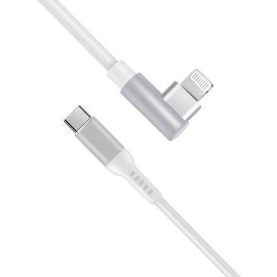 Usb-c lighting 90 usb charging cable fast for mfi iphone charger with c94 chip