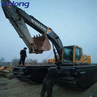 Hot Sale Excavator Dredger Sand Dredging Excavator with Amphibious Pontoon