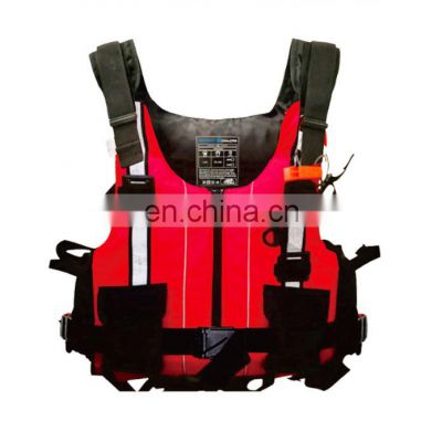 High Quality Life Jacket NBR Fabric Reflective Floating Life Vest for Adult Water Rescue