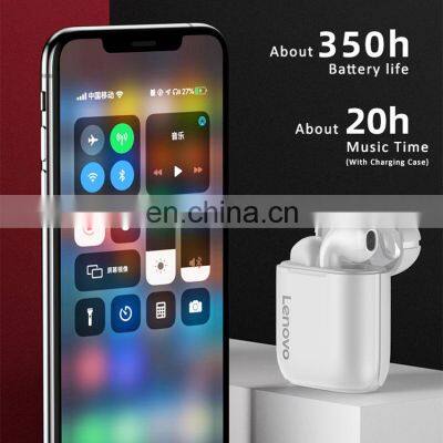 Original Brand New Lenovo LP2 TWS Wireless Headphones Dual Stereo Bass Touch LP1 Update IPX5 Life Waterproof Dual Microphone