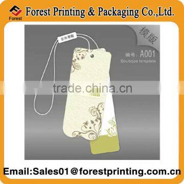 Clothing price tag label& Recycled paper price tag& Print price tag labels for clothes